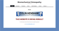 Desktop Screenshot of biomechanicalosteopathy.com